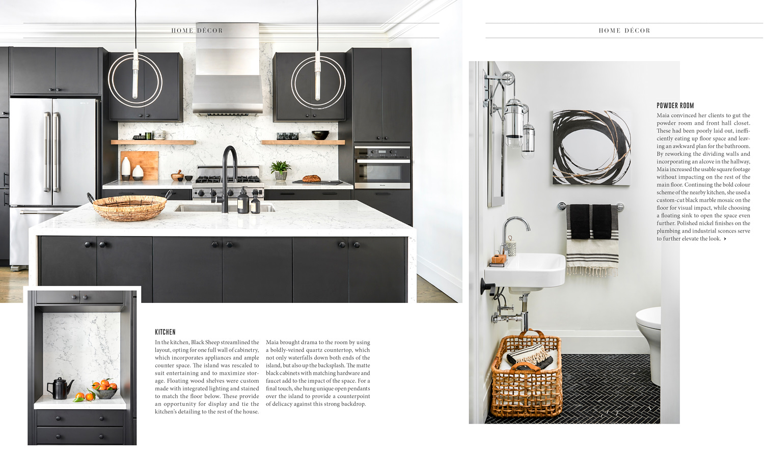 Black Sheep Interior Design page two
